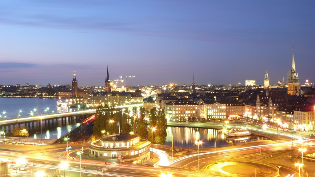 Stockholm by night