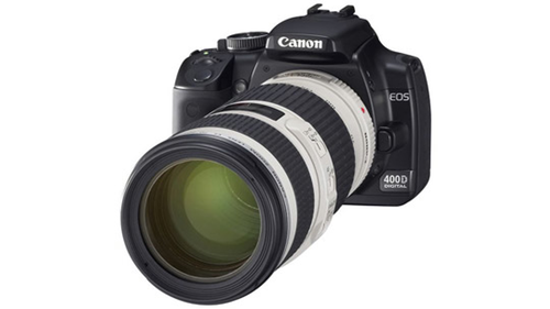 Canon 450d équipé d'un 70-200 f4