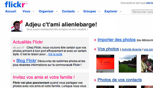 Bienvenue sur Flickr ! (en vaudois)