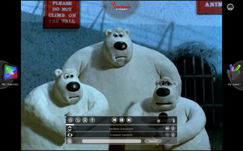 Une animation des studios Aardman sur Joost