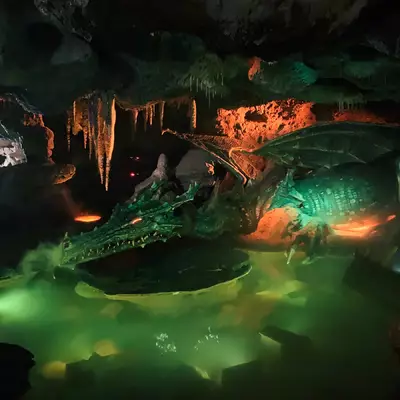 The dragon who sleeps under the castle