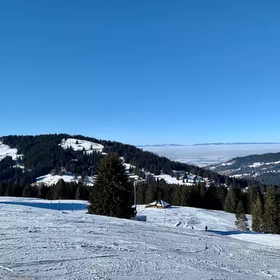 Vu du Suchet au loin depuis La Borbuintse