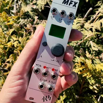 Front of the MFX eurorack module