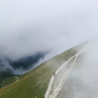 Moléson in the clouds